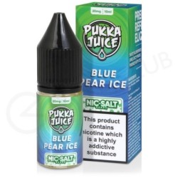 Pukka Juice Liquid 10ml - Blue Pear Ice 20mg Salt | DoctorVape