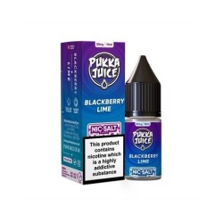 Pukka Juice Liquid 10ml - Blackberry Lime 20mg Salt | DoctorVape