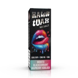 Liquid HAWK TUAH Salt Nicotine - Mojito Blackcurrant Raspberry Koolada 20mg | DoctorVape