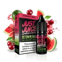 Liquid Just Juice Salt 10ml - Iconic Watermelon & Cherry 20mg | DoctorVape