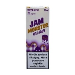 Liquid Salt MVL - Dżemowy Potwór 10 ml 20mg - Masło Orzechowe i Winogrona | Doctorvape