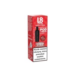 L8 Vape 800 Puff Disposable Pod 20mg Strawberry Ice Cream | DoctorVape