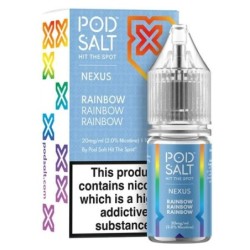 Liquid Pod Salt Nexus 10ml 20mg Rainbow