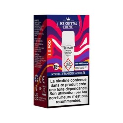 Crystal SKE 1000 Pro Disposable Pod 20mg Blueberry Raspberry Sour | DoctorVape