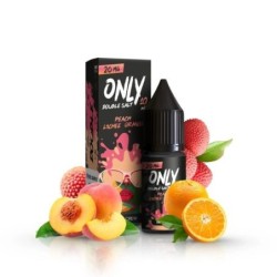 Liquid Only Double Salt 10ml - Peach Lychee Orange | Doctorvape