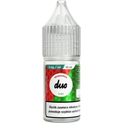 Liquid Duo Nicotine 10ml - Strawberry Kiwi 3mg | Doctorvape