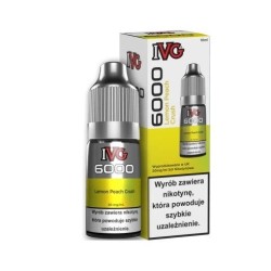 Liquid IVG 6000 Salt - Citron Pêche Crush 20 mg 10 ml | Doctorvape