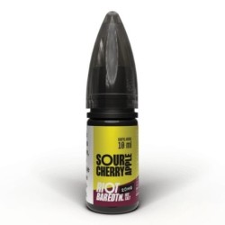 Liquid RIOT Salt 10ml - Cerise Acidulée Pomme 20mg | Doctorvape