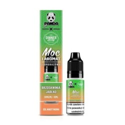 Liquid Panda Eats x Dinner Lady Salt 10ml - Peach Apple - 20mg | DoctorVape