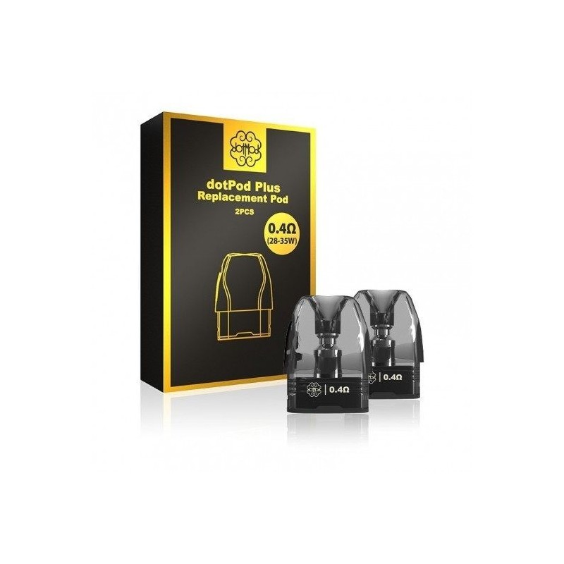 Dotmod dotPod Plus 2ml 0.4 Ohm Replacement Cartridge | DoctorVape
