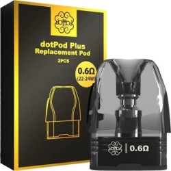 Dotmod dotPod Plus 2ml 0.6 Ohm Replacement Cartridge | DoctorVape