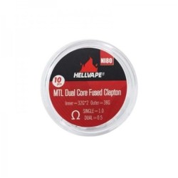 Hellvape - Ni80 MTL Dual Core Fused Claptons Coils Pre-Built 0.5 Ω | Doctorvape