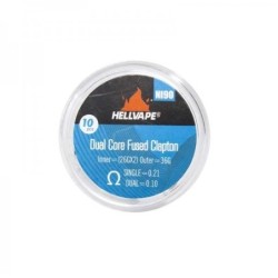 Hellvape - Ni90 Dual Core Fused Clapton Coils Pre-Built 0.10 Ohm | Doctorvape