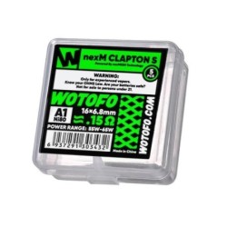 Wotofo - NexMesh Clapton S - A1 NI80 0.15ohm (5pcs) | Doctorvape