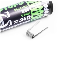 Wotofo - N80 Prebuilt Coil - Quad Core Fused Clapton 28x4+36 0.26ohm | Doctorvape