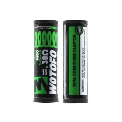 Wotofo - N80 Podwójny Rdzeń Fuzed Clapton Prefabrykowana Cewka - 2*26+40 0,38 om (5 szt.) | Doctorvape