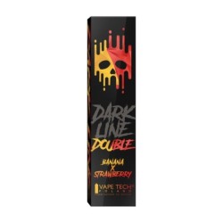 Longfill DARK LINE Double 8/60ml - Banana Strawberry