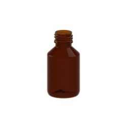 Bouteille PET ambre avec bouchon 100ml | DoctorVape
