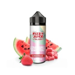 Longfill Fizzy Juice King Bar 24/120ml - Strawberry Watermelon Bubble Gum