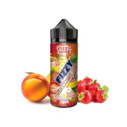 Longfill Fizzy Juice 24/120ml - Fraise Pêche | DoctorVape