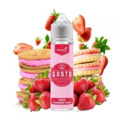 Longfill Omerta Gusto - Cookies Strawberry Cream 10/60ml