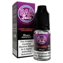 Liquid Vampire Vape Bar Salt 10ml 20mg Cherry Raspberry Strawberry Ice | DoctorVape