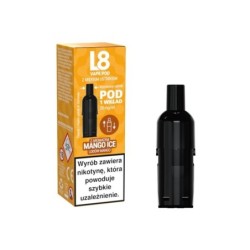 L8 Vape Cartridge 800 Puffs 20mg - Mango Ice | DoctorVape