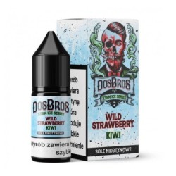 Liquid DosBros Salt 10ml 20mg Wild Strawberry Kiwi